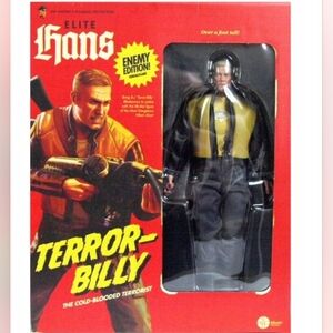 Wolfenstein 2 Elite Hans Terror-Billy Action Figure & Steelbook Video Game